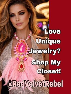 Love Unique Jewelry? Shop @Redvelvetrebel 🎁 🎁 🎁